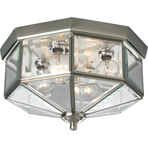 Petronella 4 Light 11.13 inch Brushed Nickel Flush Mount Ceiling Light