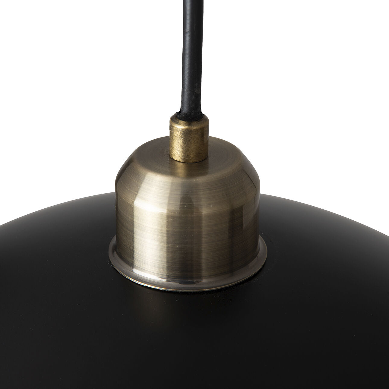 Luna Bella LED 14 inch Matte Black and Weathered Brass Pendant Ceiling Light