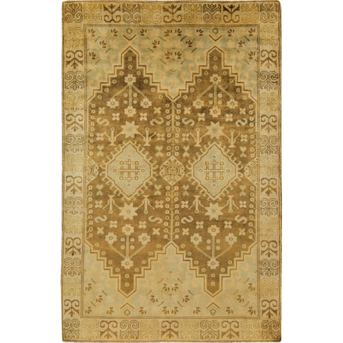 Maiden 36 X 24 inch Tan, Ivory, Dark Brown, Butter, Olive Rug