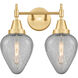 Caden 2 Light 16 inch Satin Gold Bath Vanity Light Wall Light