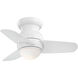 Spacesaver 26 inch White Ceiling Fan