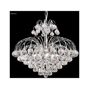 Jacqueline 7 Light 20 inch Silver Crystal Chandelier Ceiling Light