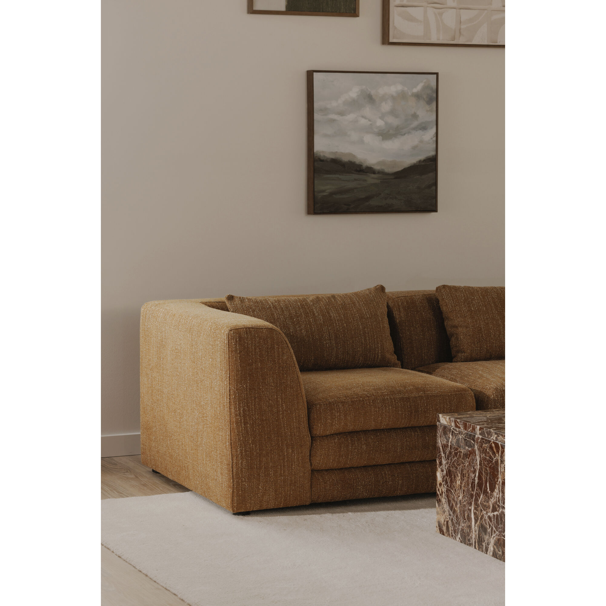 Lowtide Yellow Corner Chair