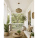 Bali 1 Light 15.75 inch Natural Outdoor Pendant