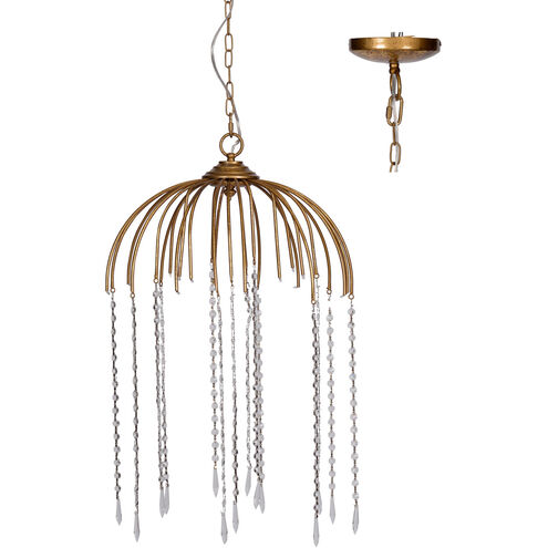 Vintage Glamour 14 Light 19.7 inch Gold Chandelier Ceiling Light