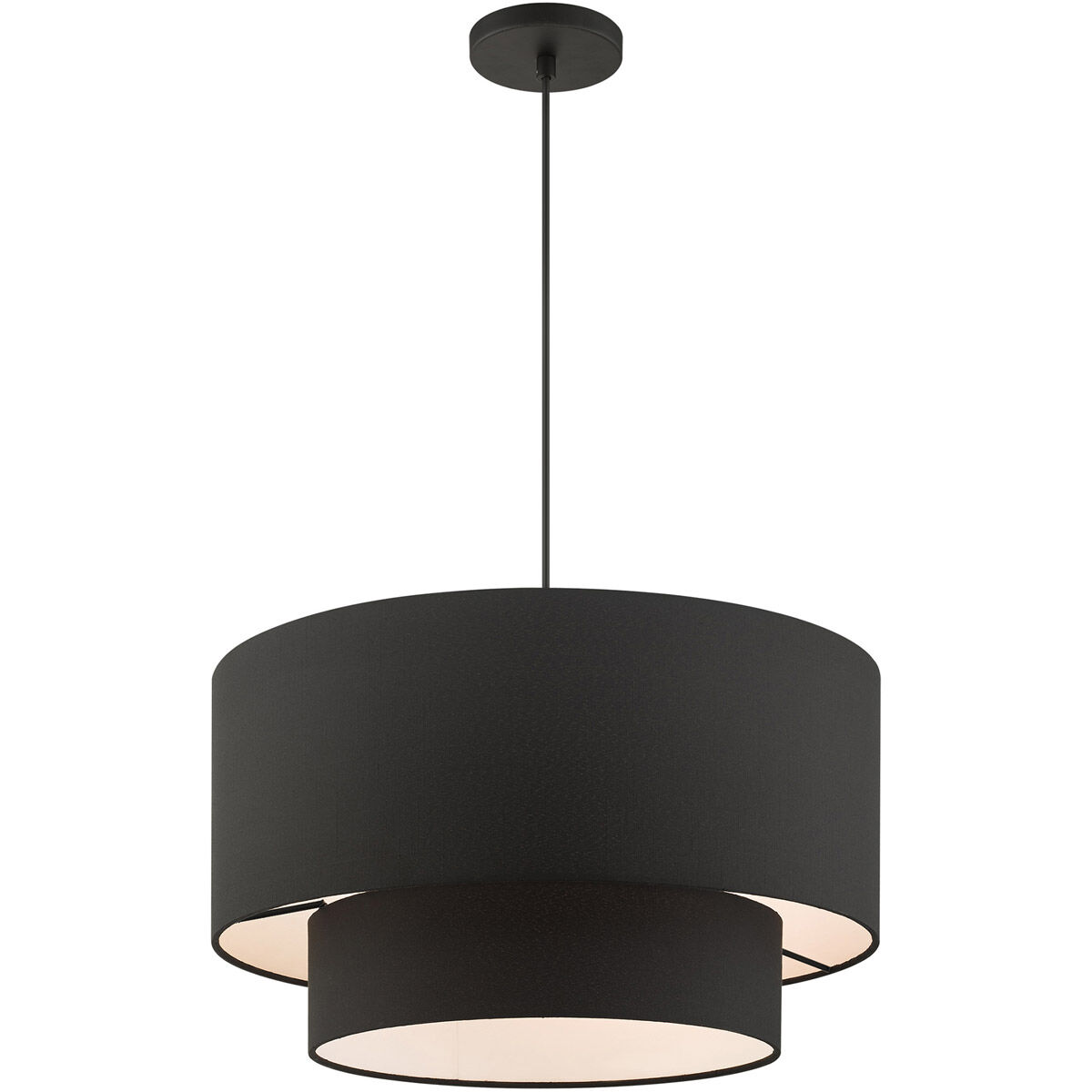 Bainbridge 3 Light 20 inch Black Pendant Ceiling Light