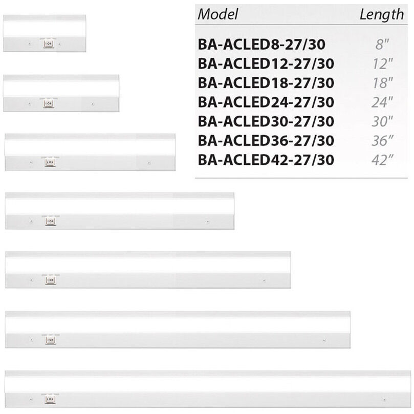 Undercabinet AND Task 120 LED 24 inch White Light Bar