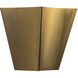 Alora Mood Shelton 2 Light 9.75 inch Brushed Gold Wall/Vanity Light Wall Light