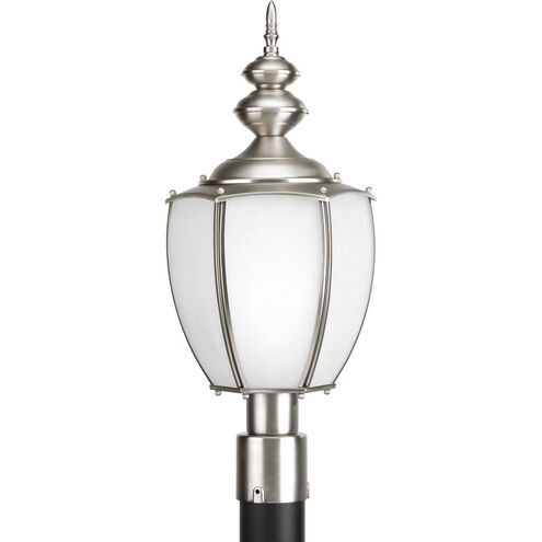 Roman Coach 1 Light 23 inch Brushed Nickel Outdoor Post Lantern