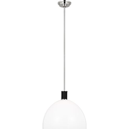 Hadley 1 Light 15 inch Polished Nickel Pendant Ceiling Light