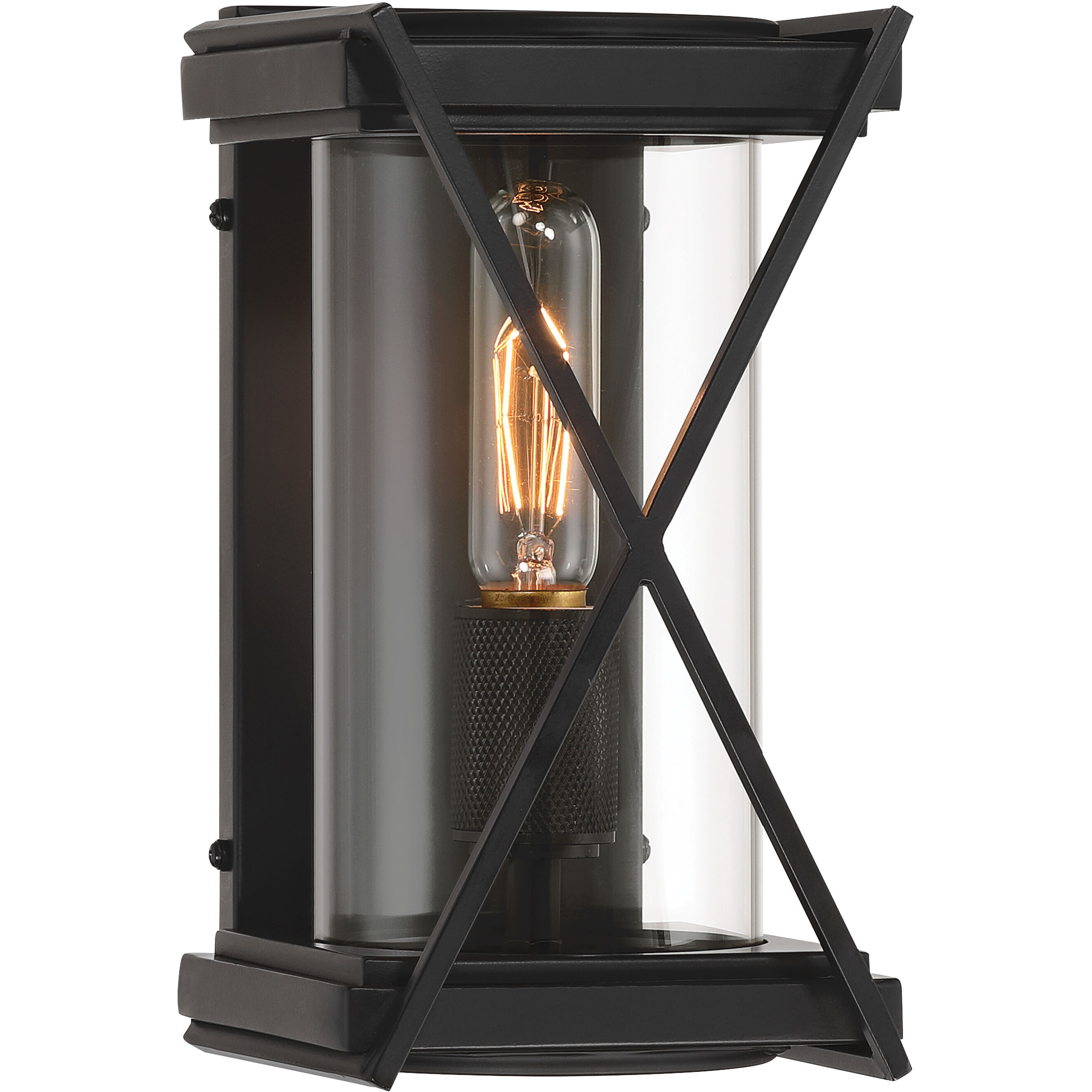 Rockhill 1 Light 10.5 inch Dark Matte Black Outdoor Sconce