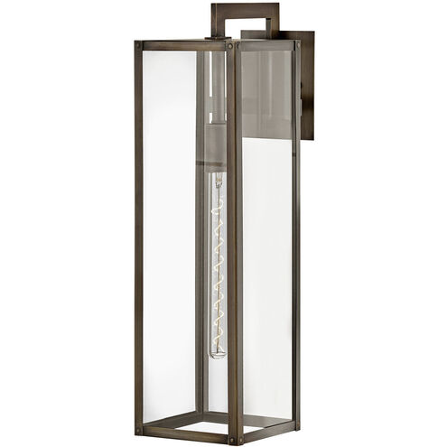 Max LED 25 inch Burnished Bronze Outdoor Wall Mount Lantern, Large
