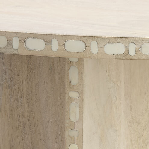 Sama White Patina Bistro Dining Table