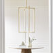 Sean Lavin Kenway LED 28 inch Natural Brass Pendant Ceiling Light, Integrated LED