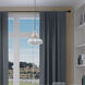 Art Glass 1 Light 9 inch Brushed Nickel Mini Pendant Ceiling Light