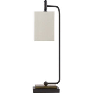 Delp 25.25 inch 40 watt Brown and Multi-Colored Table Lamp Portable Light