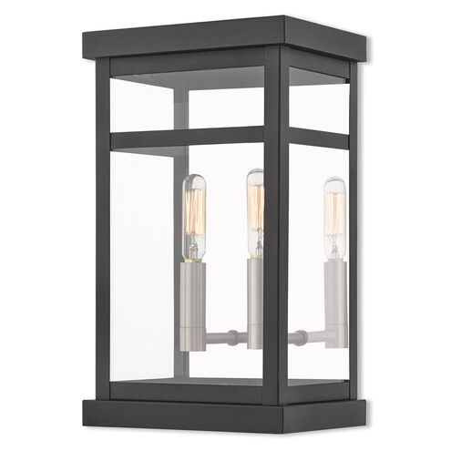 Hopewell 2 Light 13 inch Black Outdoor Wall Lantern
