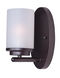 Corona 1 Light 6 inch Oil Rubbed Bronze Bath Vanity Wall Light in Frosted