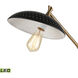Scarab 66 inch 9 watt Satin Brass with Matte Black Floor Lamp Portable Light