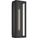 Calen 1 Light 24.25 inch Textured Black Outdoor Wall Light
