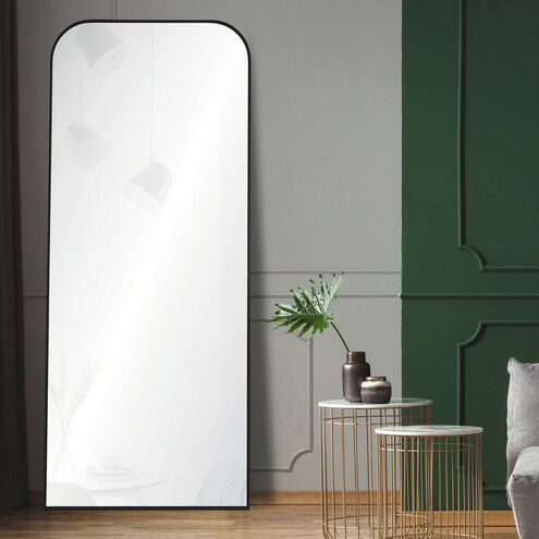 Mandret 72 X 30 inch Black Full Length Wall Mirror