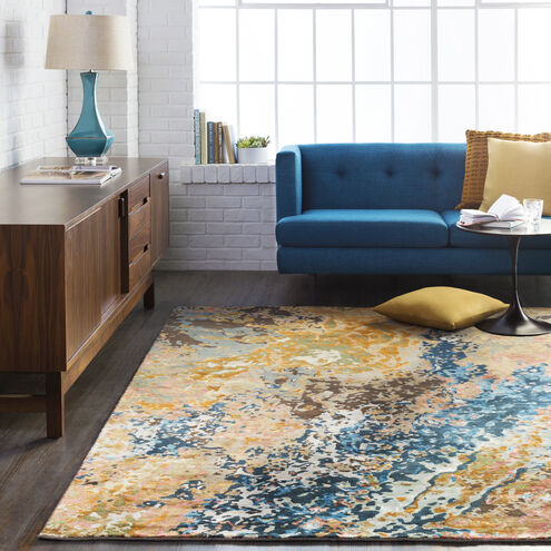 Chemistry 168 X 120 inch Ink Blue Rug in 10 x 14, Rectangle