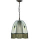 Springdale 1 Light 14 inch Antique Brass Pendant Ceiling Light