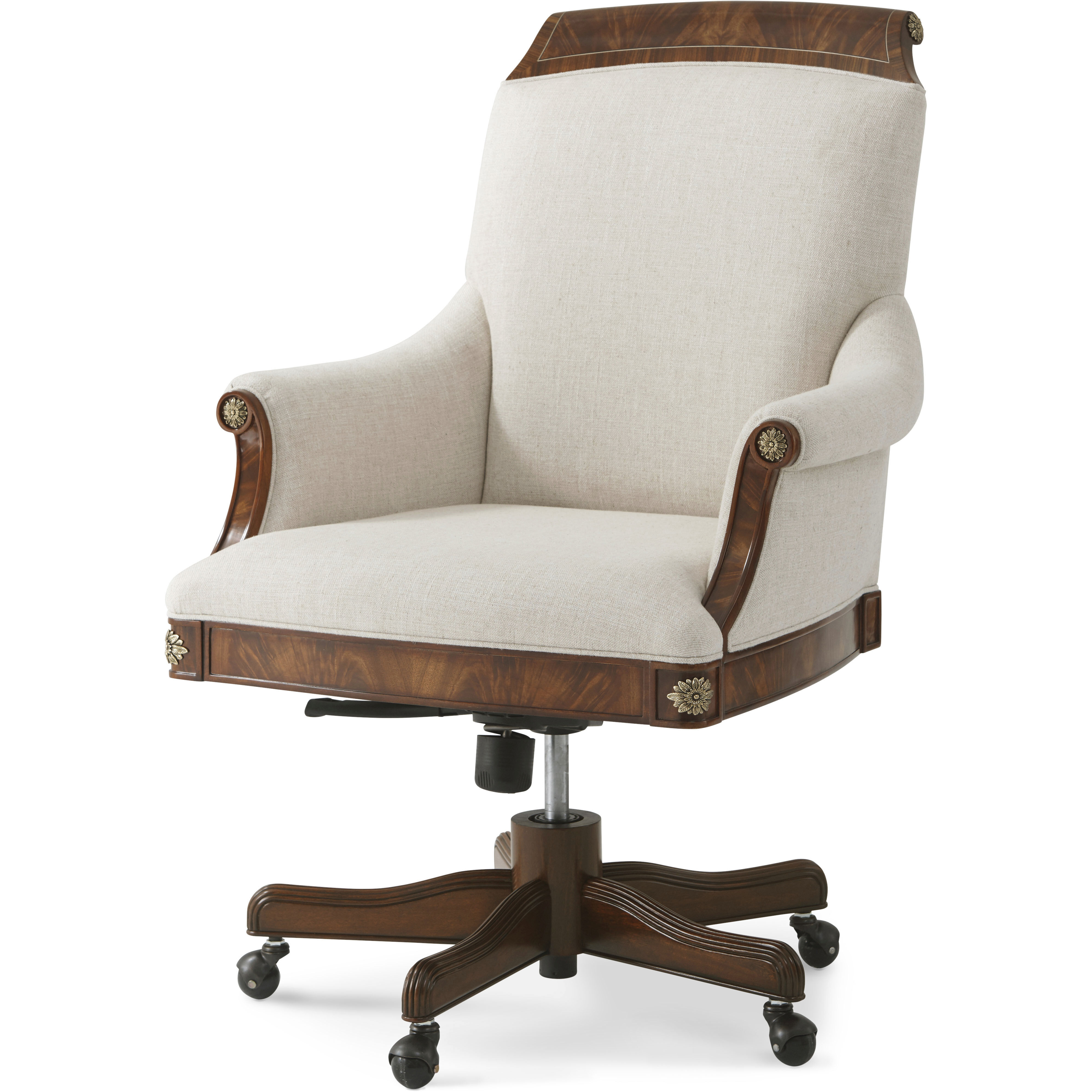 Austen Executive Chair, Wooden, Upholstered, Stephen Church