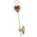 Florette 1 Light 6.5 inch Modern Gold Wall Sconce Wall Light