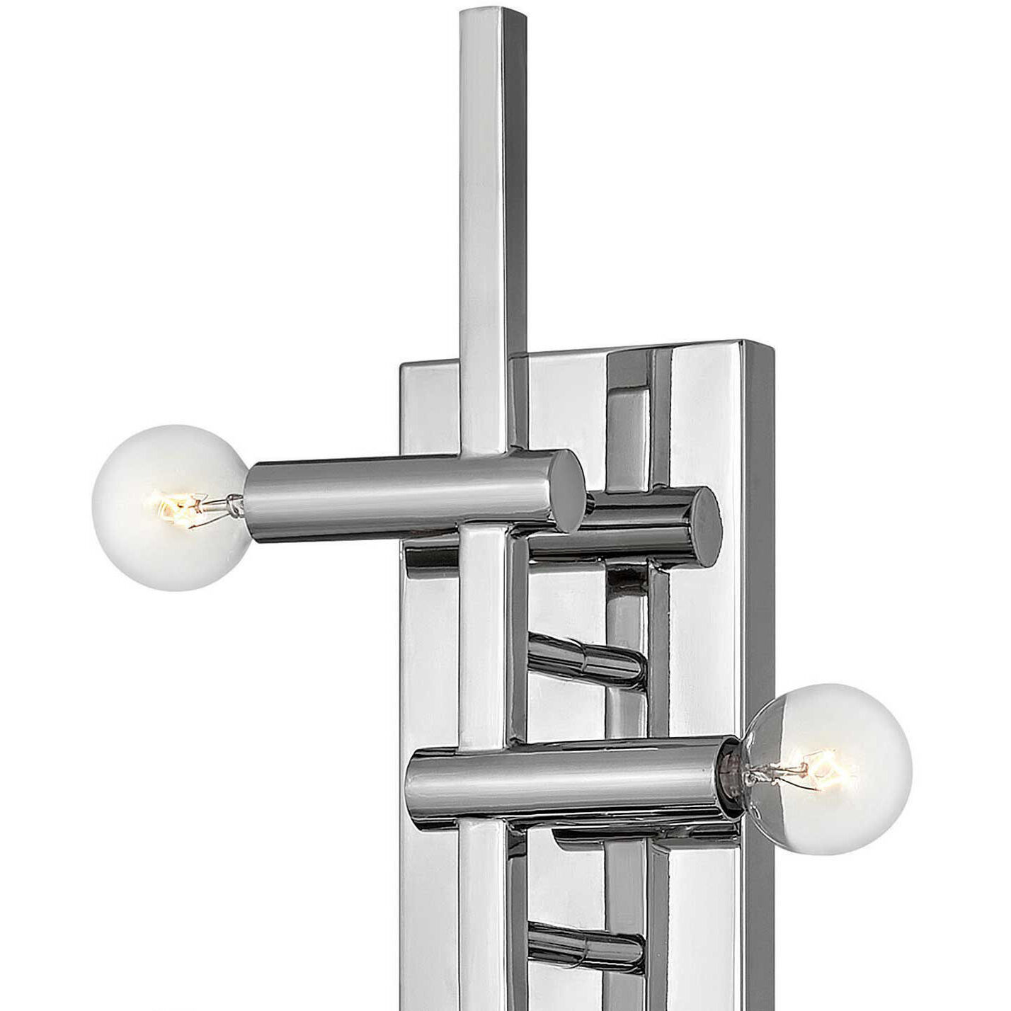Kinzie 3 Light 6.25 inch Polished Nickel ADA Indoor Wall Sconce Wall Light, Plug-in