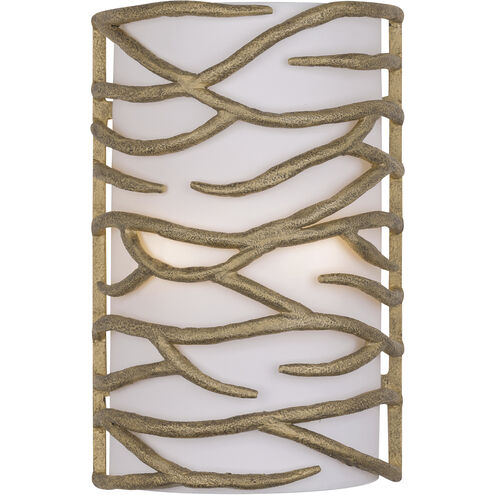 Branch Reality 2 Light 11 inch Textured Ashen Gold Wall Sconce Wall Light