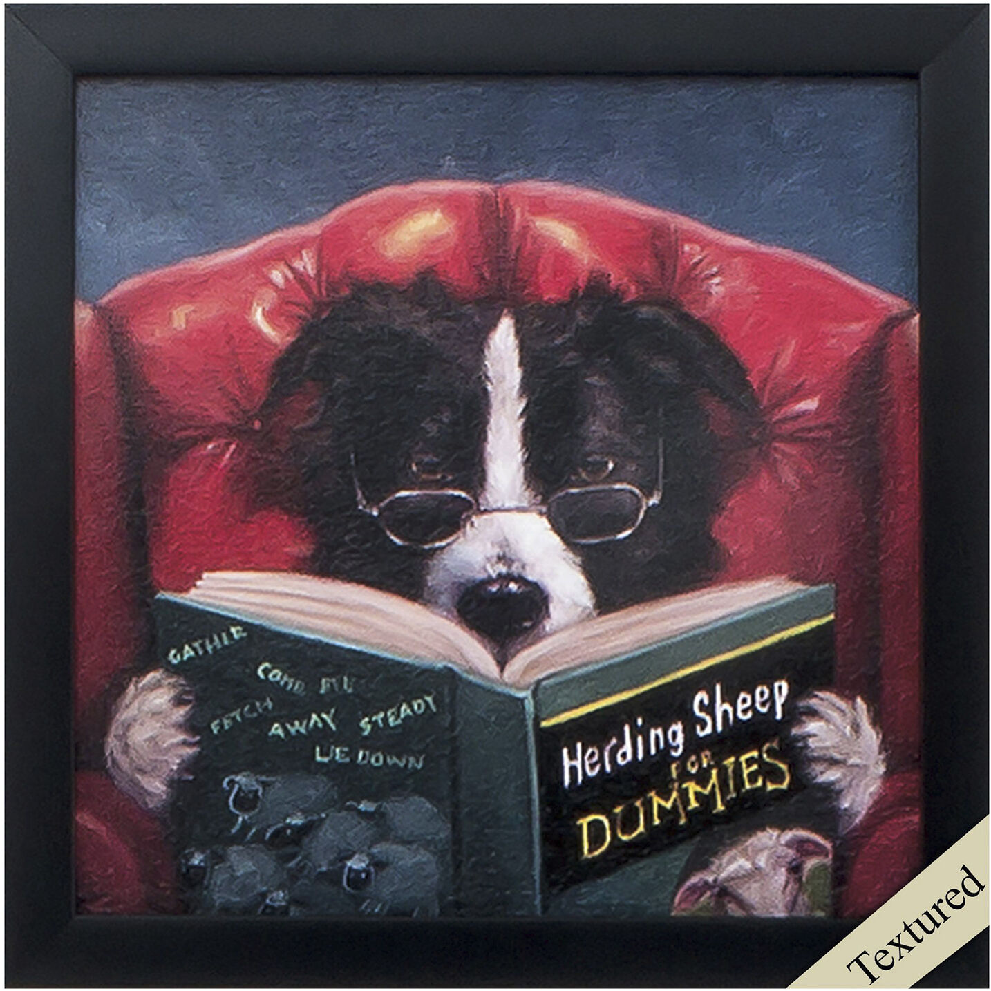 Animals 11 X 11 inch Non-Glass Framed Art, Propac