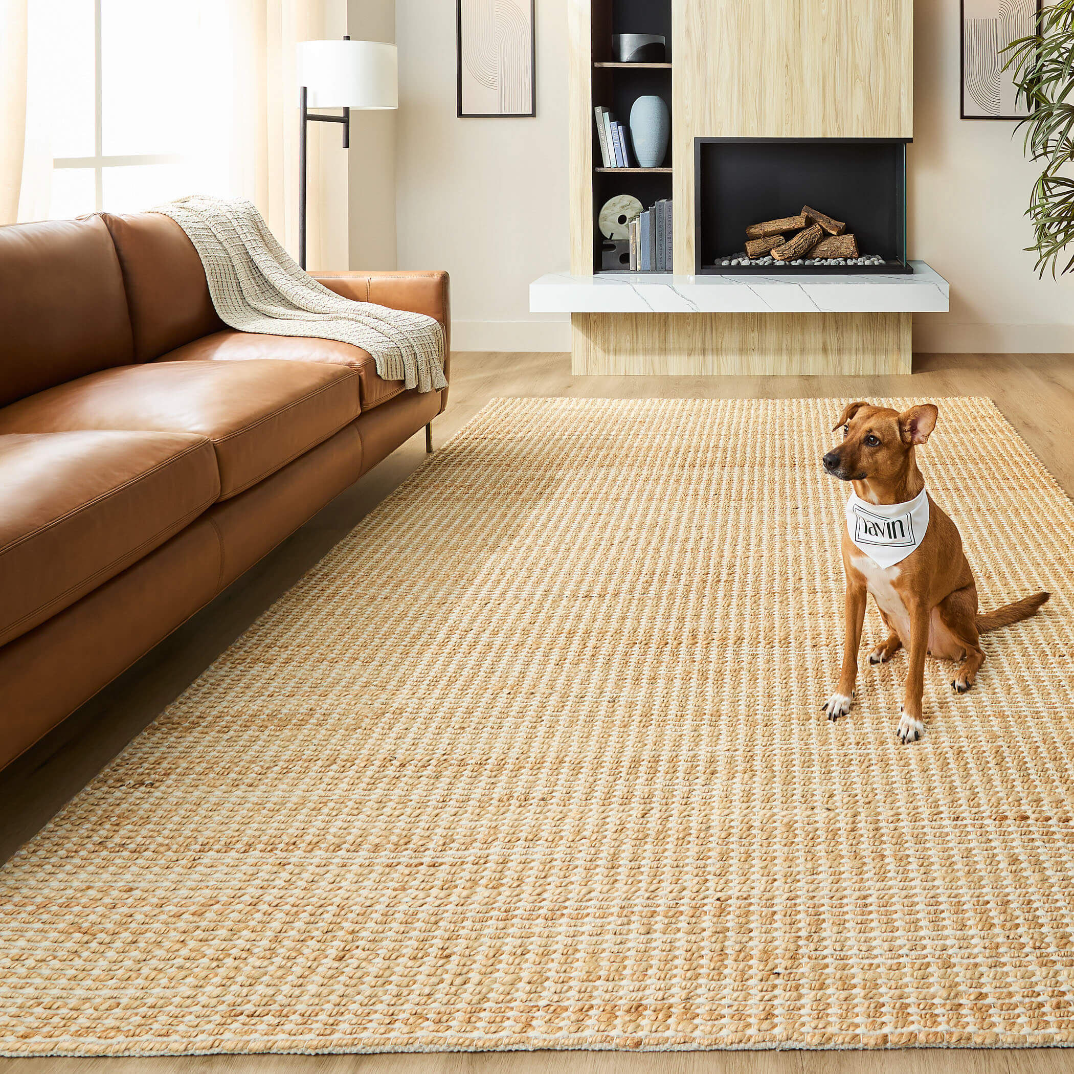 Chara 130 X 94 inch Neutral Rug in 8 x 11