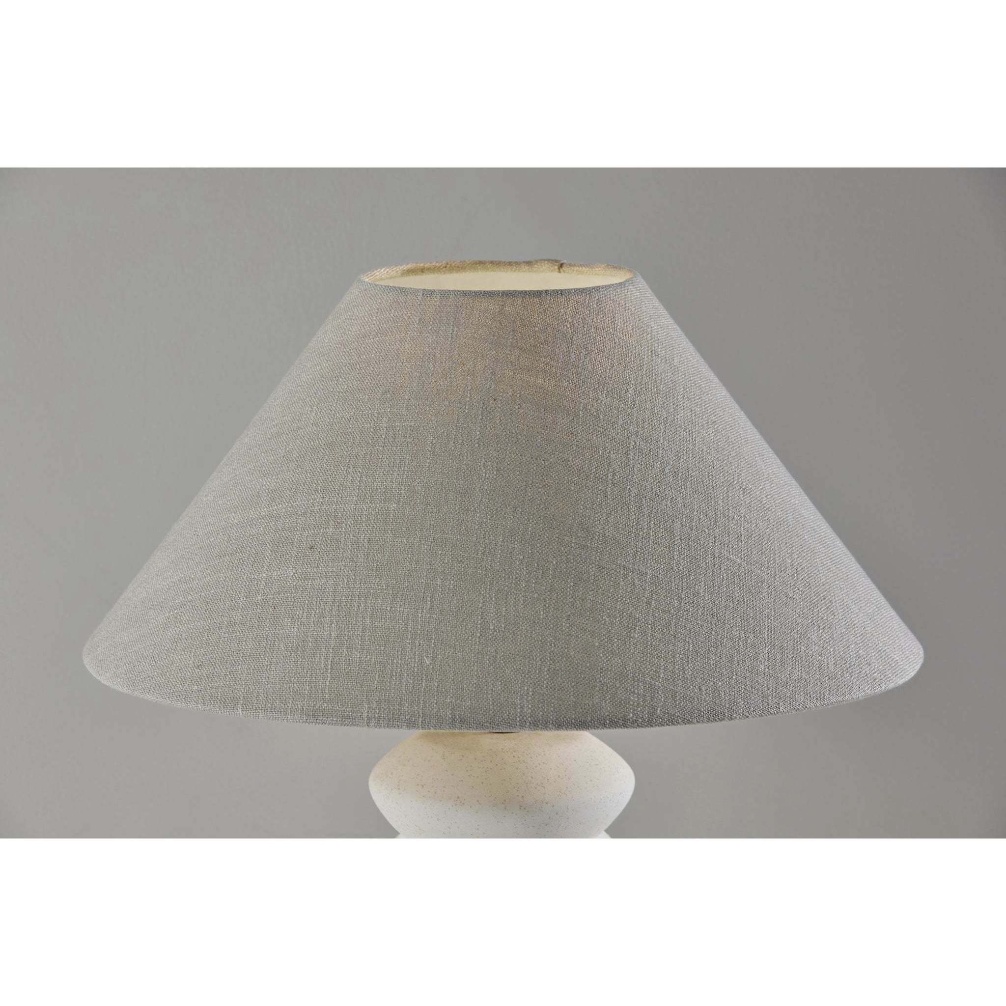 Marcey 25 inch 100.00 watt Matte Off-White Ceramic Table Lamp Portable Light