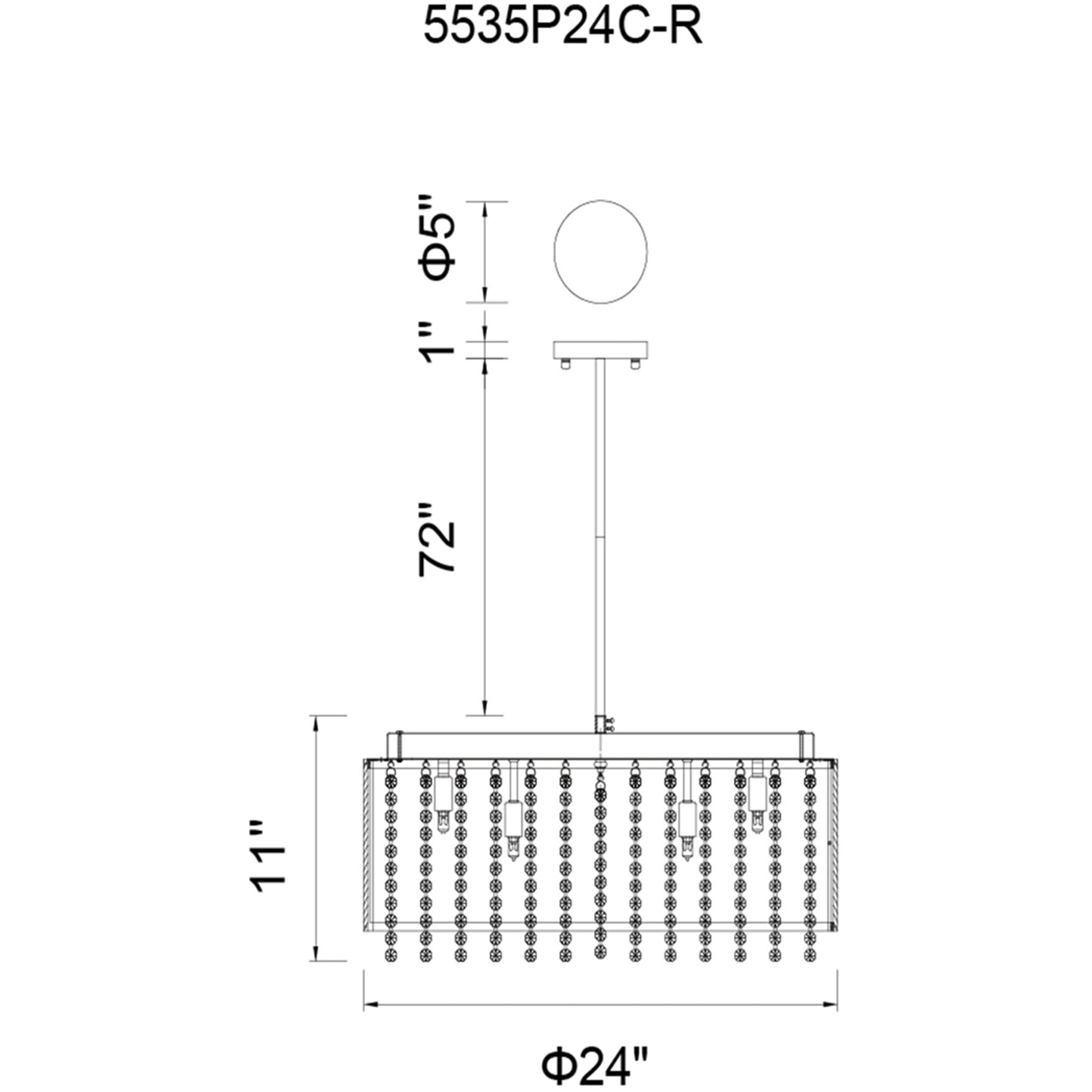 Claire 14 Light 24 inch Chrome Drum Shade Chandelier Ceiling Light