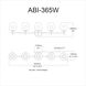 Abii 5 Light 37.5 inch Polished Chrome Vanity Light Wall Light in Clear