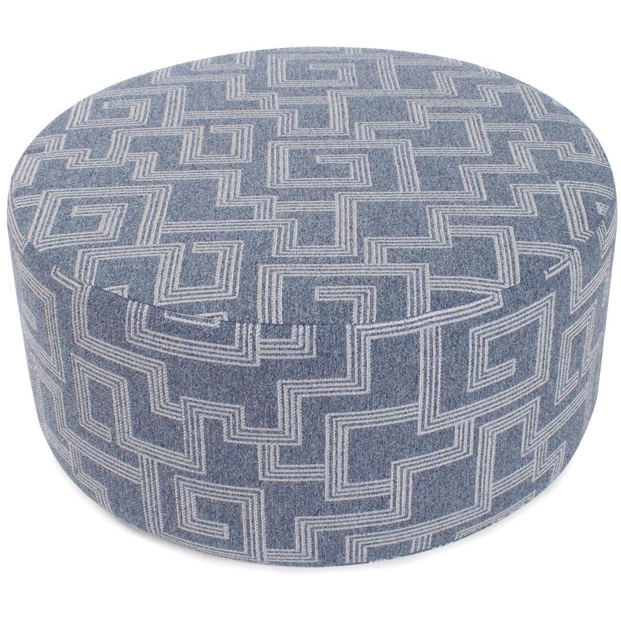 Syros Universal 18 inch Denim Outdoor Ottoman