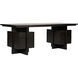 Bridge 84 X 32 inch Ebony Walnut Desk