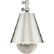 Regent 1 Light 7.5 inch Brushed Nickel Wall Sconce Wall Light