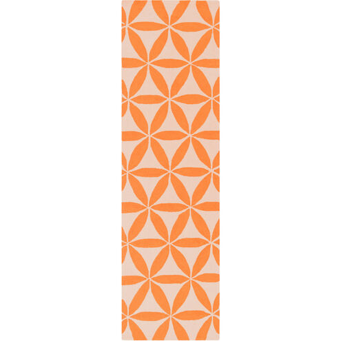 Brentwood 120 X 96 inch Burnt Orange, Beige Rug