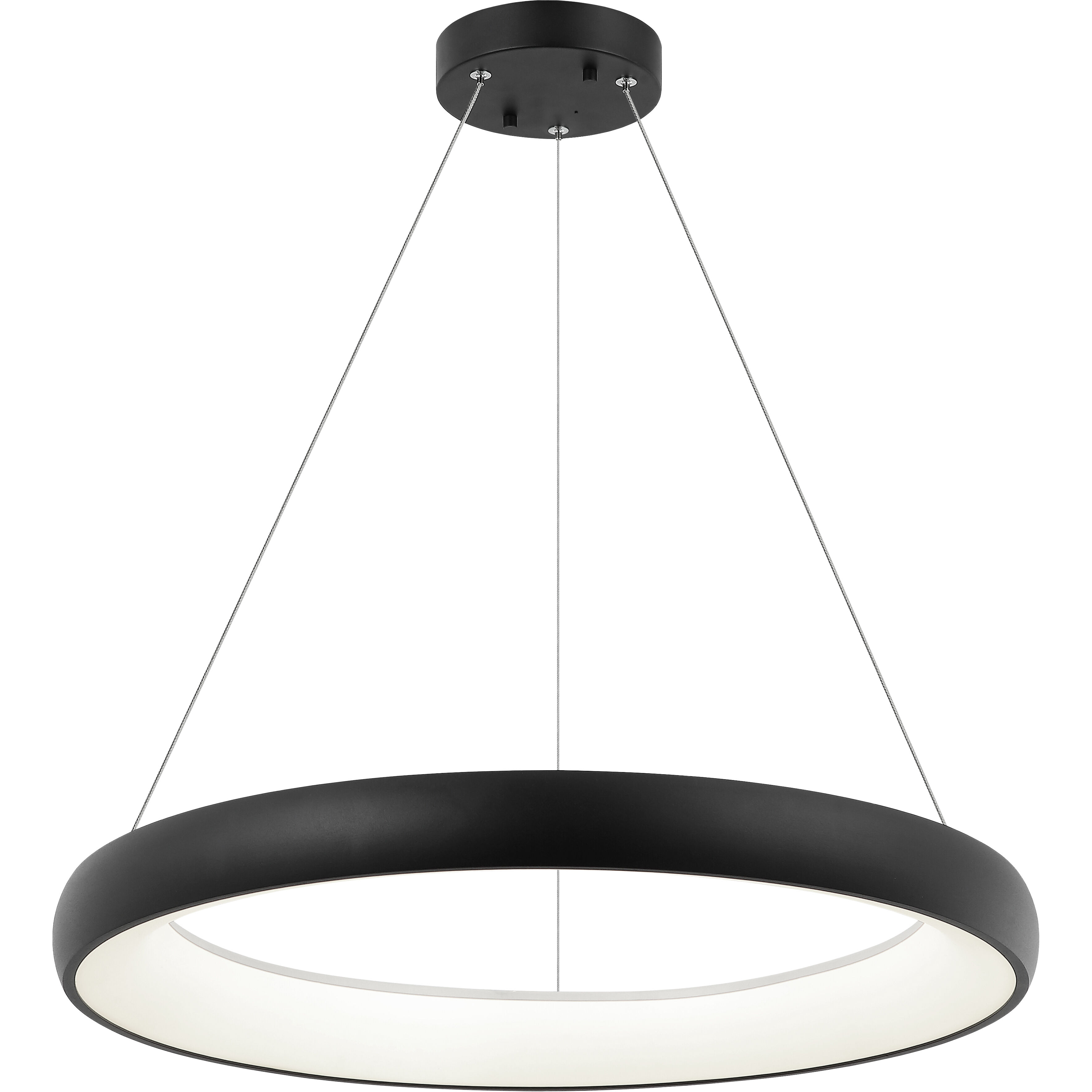 Maverick LED 24 inch Matte Black Pendant Ceiling Light
