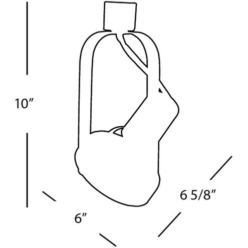 TK-765 1 Light 120 White H Track Fixture Ceiling Light