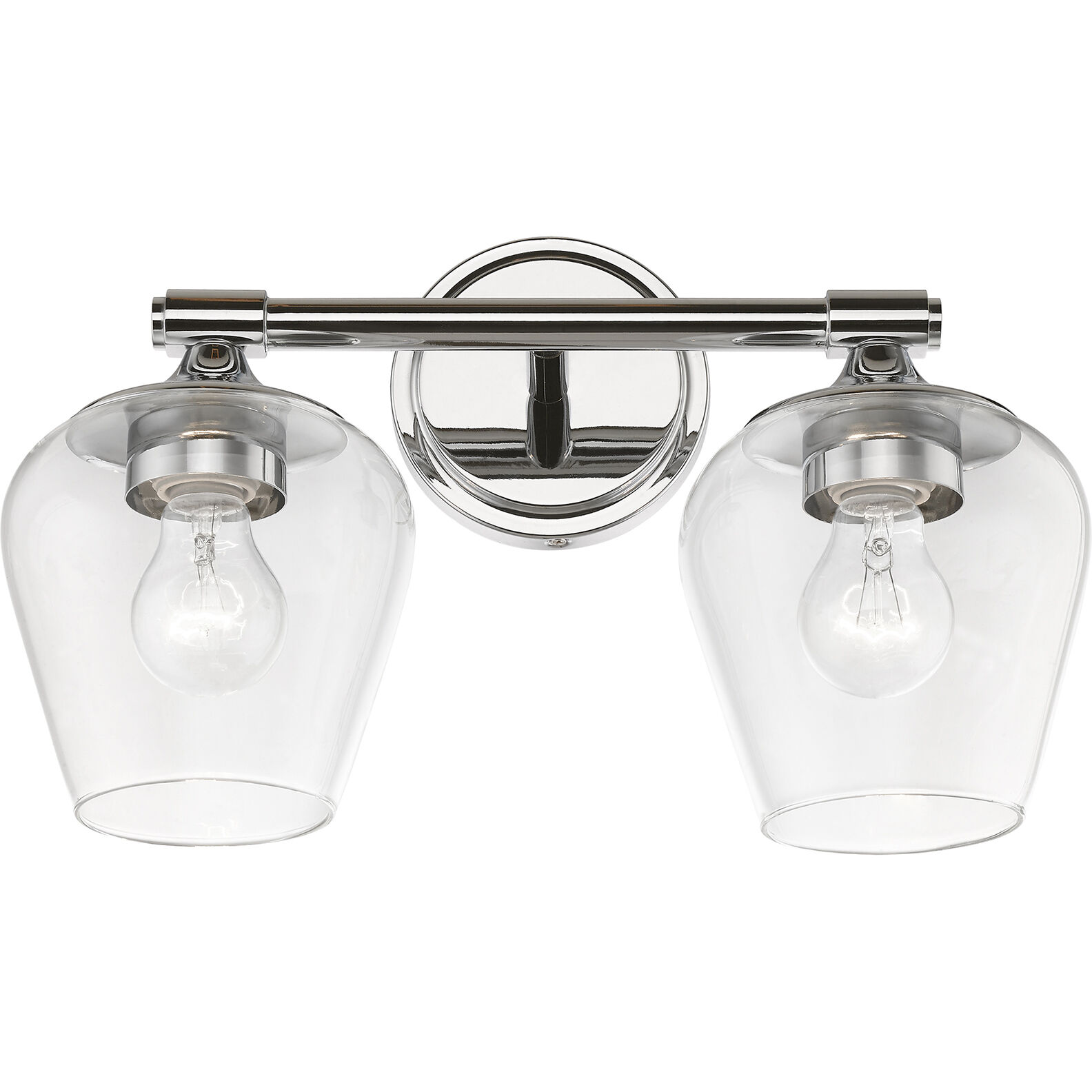 Willow 2 Light 15 inch Polished Chrome Vanity Sconce Wall Light