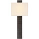 Anne-Marie Barton Fumar Tail Sconce Wall Light in Ridged Carbon