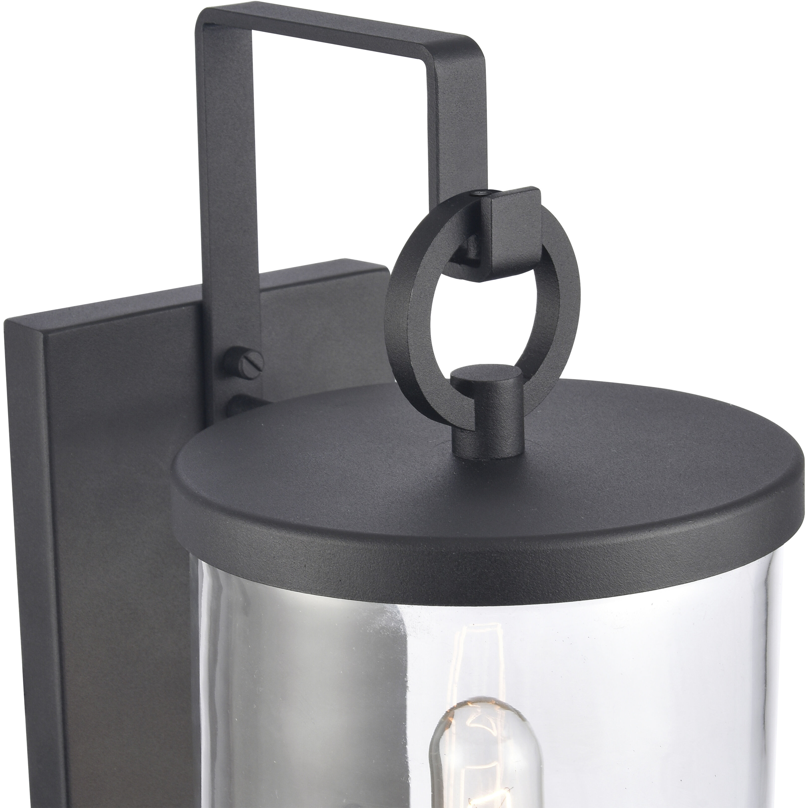 Hopkins 1 Light 17.75 inch Charcoal Outdoor Wall Sconce