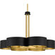 Balsam 6 Light 28 inch Matte Black Chandelier Ceiling Light