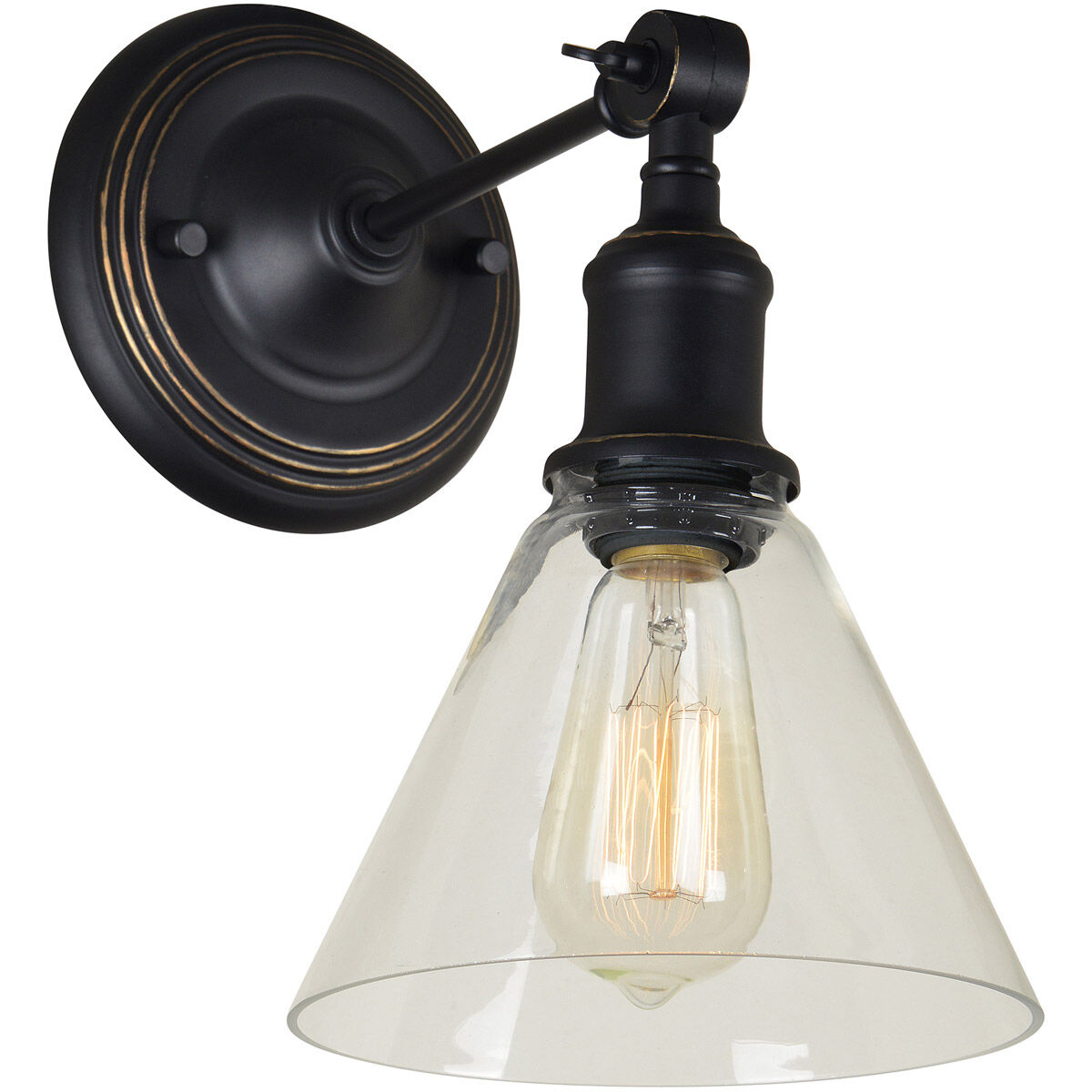 Renta 1 Light 7 inch Oil Rubbed Bronze Wall Sconce Wall Light, Small