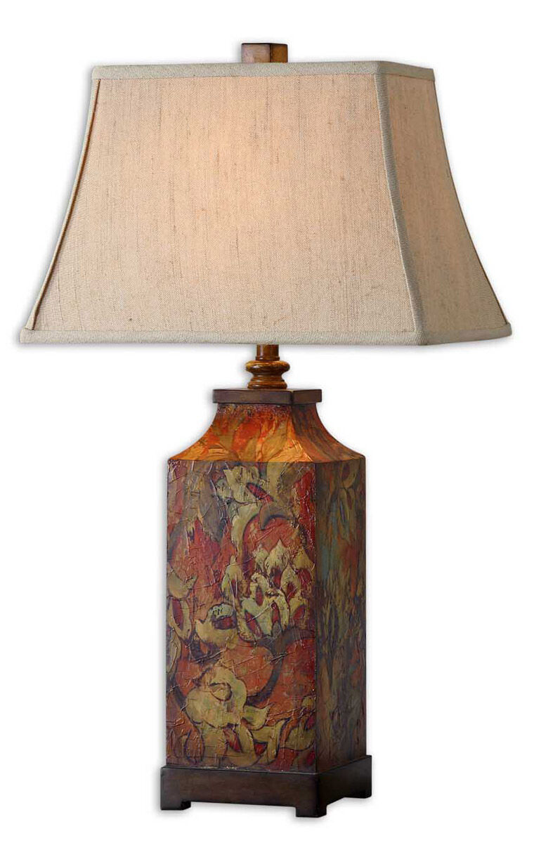 Uttermost Colorful Flowers Table Lamp in Colorful Flower Print 27678