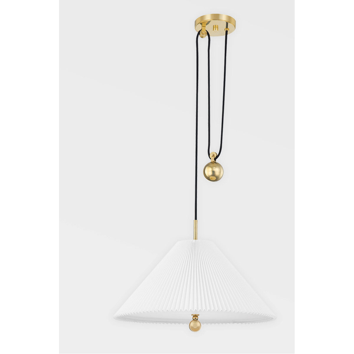 Dorset 1 Light 20.25 inch Aged Brass Pendant Ceiling Light