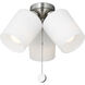 Windom LED Brushed Nickel Fan Light Kit
